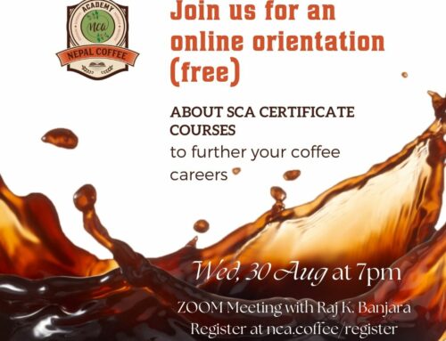 Online orientation about SCA Certified Coffee Courses